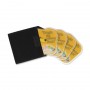 The Trends Collection Clarion Coaster Set is a set of 4 plastic coasters.  Reusable sleeve.  Branded underside.  Great branded promotional hospitality product.