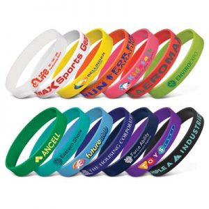 The Trends Silicone Wrist Bands are great for events, fundraisers and conferences. 14 colours. Great popular branded promotional products.