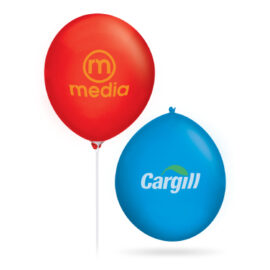 The Trends Collection 30cm Balloons are great advertising balloons.  Helium or air inflated.  Available in 10 colours.  Great branded promotional event products.