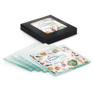 The Trends Collection Saturn Glass Coaster Set is a high quality machine cut set of 2 coasters.  Great corporate gift or branded promotional product.