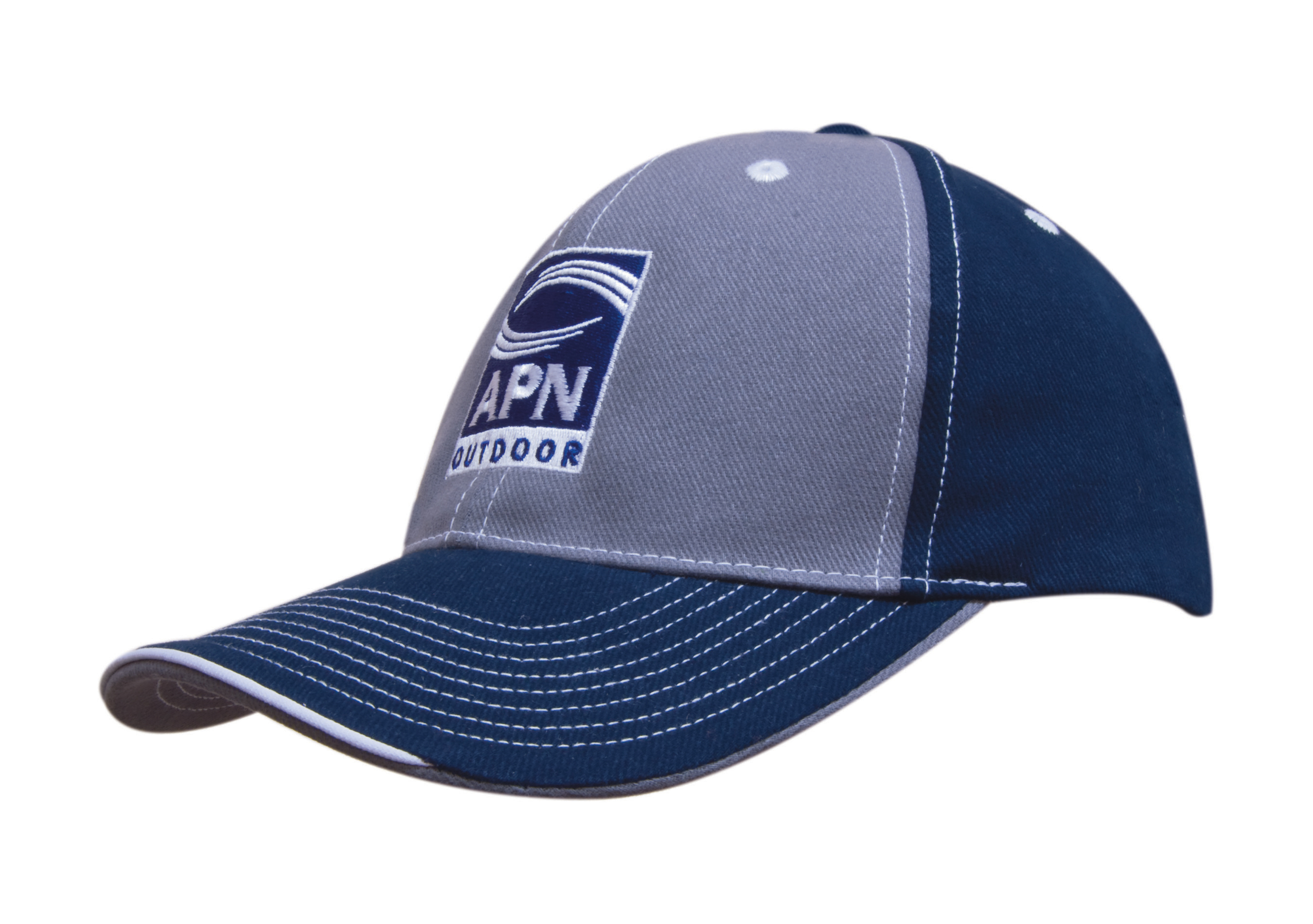 Headwear Professionals Brushed Heavy Cotton Two Tone Cap