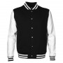 LMJ Aurora Letterman Jacket – Black