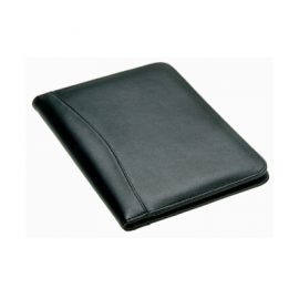 The Legend Life Windsor A4 Compendium has A4 writing pad, mesh card holder & pen loops.  Black.  Great branded compendiums & business portfolios.