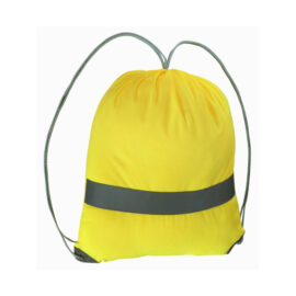 The Legend Life Hi Viz Backsack is made of reflective material and has a draw closure.  Hi Viz Yellow.  Branded on the front and or back.  Great branded backpacks & bags.
