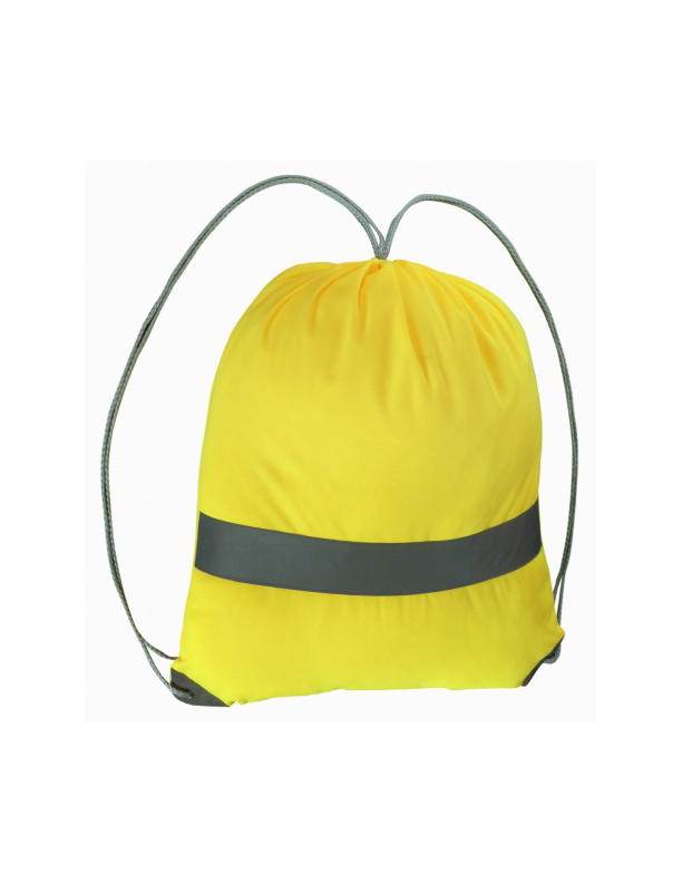 PA_1122 Legend Life Hi Viz Backsack The Legend Life Hi Viz Backsack is made of reflective material and has a draw closure. Hi Viz Yellow. Branded on the front and or back. Great branded backpacks & bags.