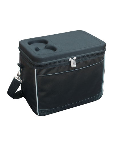 The Legend Life Hard Top Cooler is great for picnics with a lid that can be used as a picnic table and drink holder.  Available in black and can be branded.