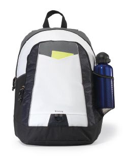 PA_1170 Legend Life Sidekick Backpack Black White The Legend Life Sidekick Backpack is kid friendly with bottle pocket and large compartment. 3 colours. Great branded backpacks and bags.