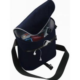 The Legend Life Wired Satchel has a padded main compartment, flap secured by a single clip & adjustable shoulder strap.  2 colours.  Great branded satchels & business bags.
