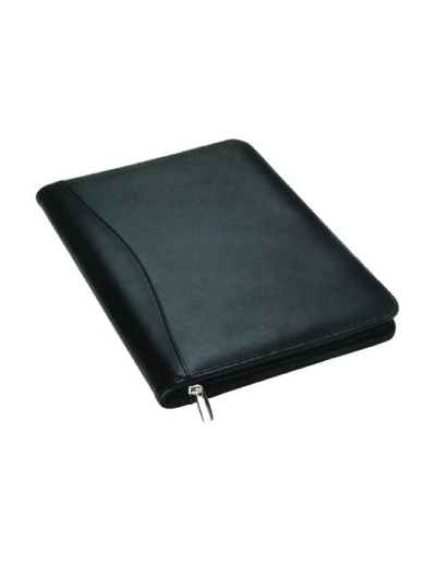 PA_B163 Legend Life Leather A4 Compendium The Legend Life Leather A4 Compendium is a natural leather folder qith pen holder, A4 pad & card holder. Black. Great branded compendiums & business portfolios.