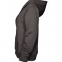 TWP-womens-360-pullover-hoodie-dark-grey-left-side-hood-down
