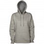 TWP-womens-360-pullover-hoodie-grey-marle-front-hood-up