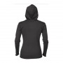 VTH-wmns-lightweight-V-neck-hoodie-dark-grey-back-hood-up