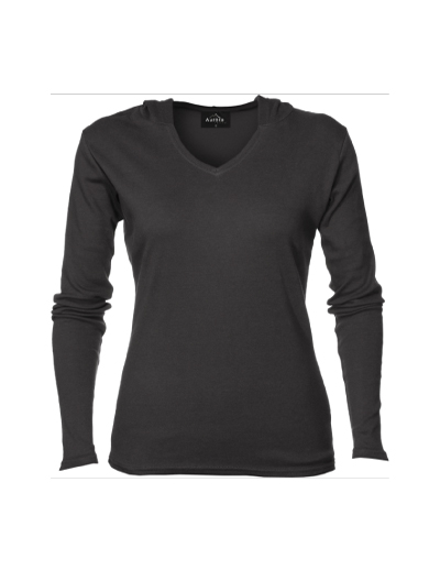 Aurora's Women's Light V-neck Hoodie