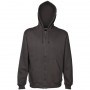 ZHH-premium-zip-hoodie-dark-grey-front-hood-up