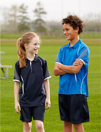 p405ks Biz Collection Kids Razor Polo The Biz Collection Kids Razor Polo is made from 100% Biz Cool polyester sports interlock fabric. 14 colours. Great branded kids polo & sportswear.