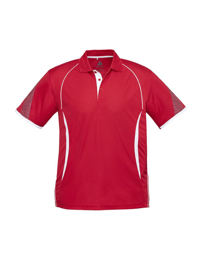 The Biz Collection Mens Razor Polo Shirt is made from 100% Biz Cool Polyester. Contrast panels and piping. 14 colour combos. Great branded polos & sportswear.