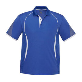 The Biz Collection Mens Razor Polo Shirt is made from 100% Biz Cool Polyester. Contrast panels and piping. 14 colour combos. Great branded polos & sportswear.