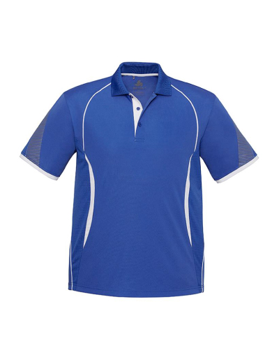 The Biz Collection Mens Razor Polo Shirt is made from 100% Biz Cool Polyester. Contrast panels and piping. 14 colour combos. Great branded polos & sportswear.
