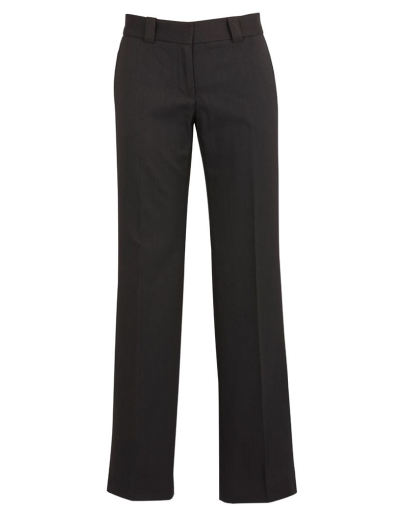 The Biz Corporates Womens Hipster Fit Pant is a 92% polyester, 8% bamboo pant. Available in 3 colours. Sizes 4-24.
