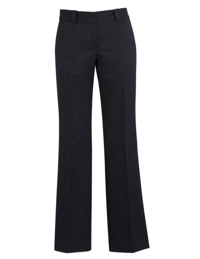 The Biz Corporates Womens Hipster Fit Pant is a 92% polyester, 8% bamboo pant. Available in 3 colours. Sizes 4-24.