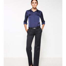The Biz Corporates Womens Hipster Fit Pant is a 92% polyester, 8% bamboo pant. Available in 3 colours. Sizes 4-24.