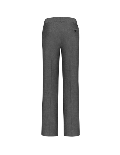 The Biz corporates Womens Relax Fit Pant is made from a cross dyed stretch fabric.  63% Polyester, 33% Viscose, 4% Elastane.  Suits most body shapes.  Available in Grey. Sizes 4-26.