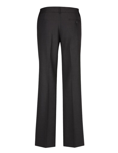 The Biz Collection Relaxed Fit Straight Leg Pant is a 55% Polyester, 43% Wool, 2% Elastane. Available in 3 colours. Sizes 4-26.