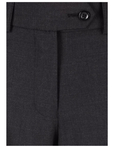 The Biz Corporates Womens Adjustable Waist Pant is a 55% Polyester 43% Wool 2% Elastane mid rise pant. Available in 3 colours. Sizes 4-30.