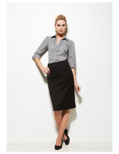 The Biz Corporates Women Relaxed Fit Skirt is a 92% Polyester 8% Bamboo Charcoal pant. Available in 3 colours. Sizes 4-26.