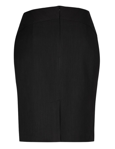 The Biz Corporates Womens Chevron Skirt is a 92% Polyester 8% Bamboo Charcoal skirt. Available in 3 colours. Sizes 4-26.