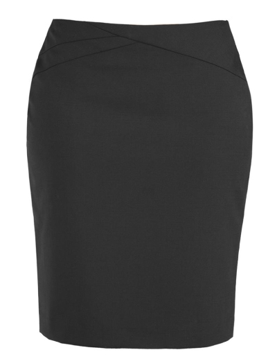 The Biz Corporates Womens Chevron Skirt is a 92% Polyester 8% Bamboo Charcoal skirt. Available in 3 colours. Sizes 4-26.