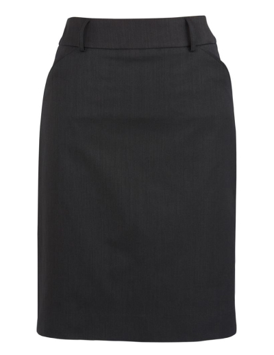 The Biz Corporates Womens Multi-Pleat Skirt is a 92% Polyester 8% Bamboo Charcoal skirt. Available in 3 colours. Sizes 4-26.