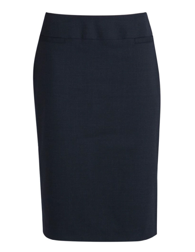 The Biz Corporates Womens Relaxed Fit Skirt is a 55% Polyester, 43% Wool, 2% Elastane skirt. Available in 3 colours. Sizes 4-26.