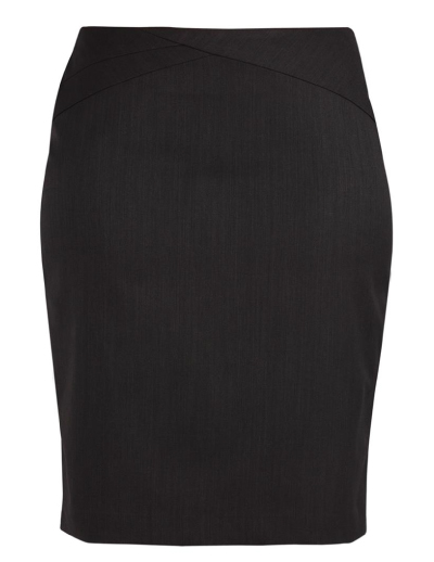 The Biz Corporates Womens Chevron Skirt is a 55% Polyester, 43% Wool, 2% Elastane skirt. Available in 3 colours. Sizes 4-26.
