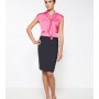 The Biz Corporates Womens Chevron Skirt is a 55% Polyester, 43% Wool, 2% Elastane skirt. Available in 3 colours. Sizes 4-26.