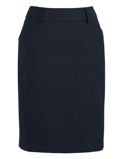The Biz Corporates Womens Multi-Pleat Skirt is a 55% Polyester, 43% Wool, 2% Elastane skirt. Available in 3 colours. Sizes 4-26.