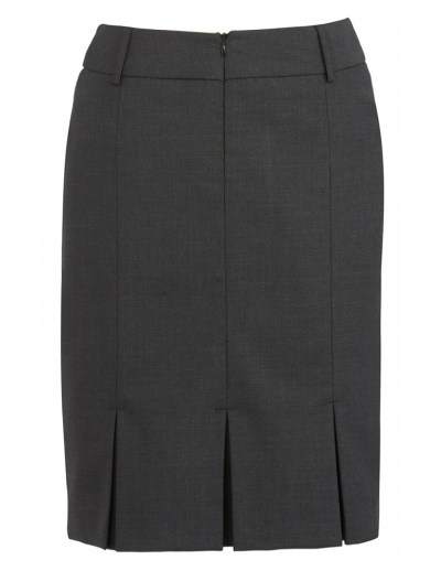 The Biz Corporates Womens Multi-Pleat Skirt is a 55% Polyester, 43% Wool, 2% Elastane skirt. Available in 3 colours. Sizes 4-26.