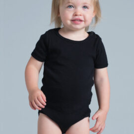 The AS Colour Mini Me One Piece is a 220gsm 100% cotton onesie.  5 colours available.  Sizes 0 - 3 months to 18 - 24 months.  Great kids branded apparel.