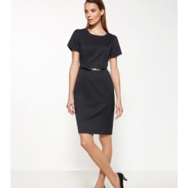 The Biz Corporates Womens Short Sleeve Dress is 92% Polyester 8% Bamboo Charcoal dress. Available in 3 colours. Sizes 4-22.