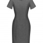 Biz-Corporates-Womens-Short-Sleeve-Dress-Textured-30312-grey-front