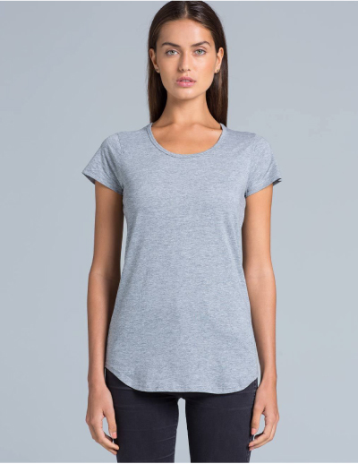 The AS Colour Mali Tee is a 150gsm, 100% combed cotton womens tee.  Available in 13 colours.  Sizes XS - XL.  Great printed womens tees for all occasions.