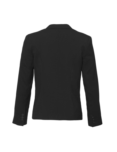 The Biz Corporates Womens Short Jacket with Reverse Lapel is a cool stretch jacket made of 92% Polyester 8% Bamboo. Available in 3 colours. Sizes 4-26.
