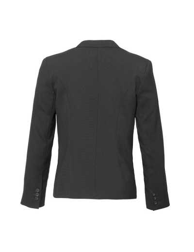 The Biz Corporates Womens Short Jacket with Reverse Lapel is a cool stretch jacket made of 92% Polyester 8% Bamboo. Available in 3 colours. Sizes 4-26.