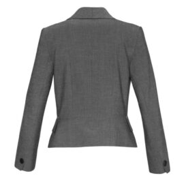 The Biz Corporates Womens Cropped Jacket is a textured yarn dyed stretch jacket made of 63% Polyester, 33% Viscose and 4% Elastane. Available in 3 colours. Sizes 4-26.