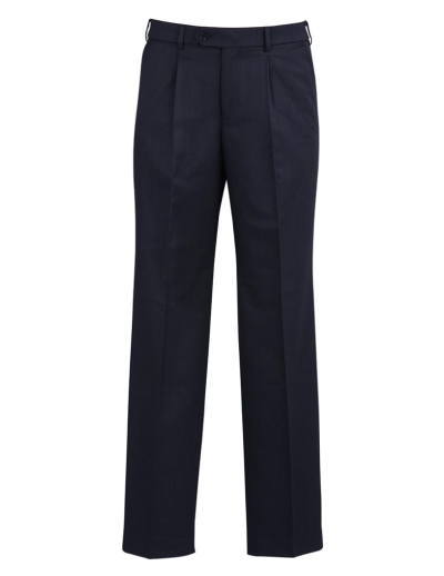 The Biz Corporates Mens One Pleat Pant Regular is a cool stretch pant made of 92% Polyester 8% Bamboo Charcoal. Available in 3 colours. Sizes 77R-102R.
