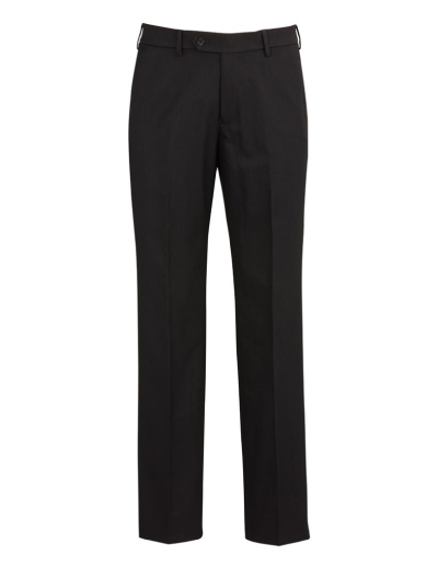 The Biz Corporates Mens Flat Front Pant Stout is a cool stretch pant made of 92% Polyester 8% Bamboo Charcoal. Available in 3 colours. Sizes 107S-127S.