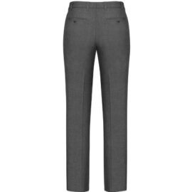 The Biz Corporates Mens Slimline Pant is a textured pant made of 63% Polyester, 33% Viscose and 4% Elastane. Available in Grey. Sizes 77R-112R.