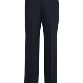 The Biz Corporates Men Flat Front Pant Regular is a wool blend made of 55% Polyester, 43% Wool, 2% Elastane Available in 3 colours. Sizes 77R-122R.