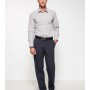 The Biz Corporates Men Flat Front Pant Regular is a wool blend made of 55% Polyester, 43% Wool, 2% Elastane Available in 3 colours. Sizes 77R-122R.