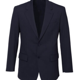 The Biz Corporates Mens 2 Button Jacket is a warm wool blend jacket made of 55% Polyester, 43% Wool, 2% Elastane. Available in 3 colours. Sizes 87R - 142R.
